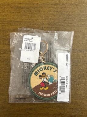 Coach X Disney Mickey Mouse Garden Party Bag Charm CH602 NWT